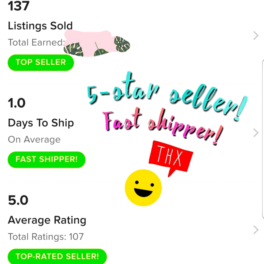 5-STAR SELLER & FAST SHIPPER! :)